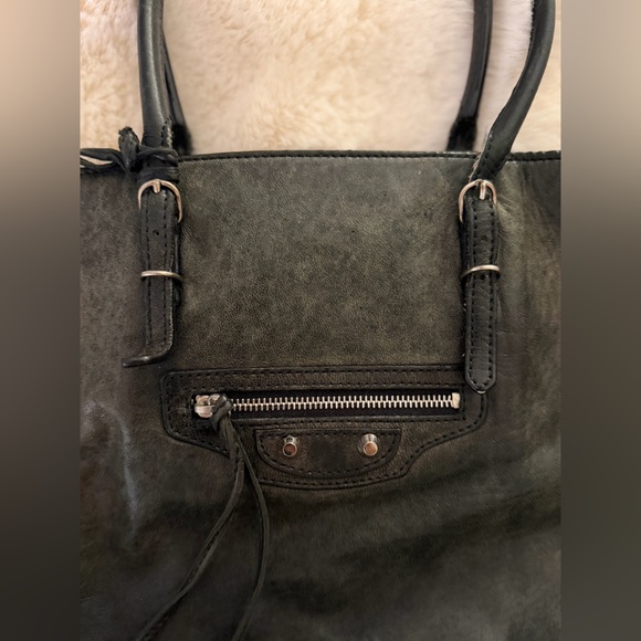 Balenciaga Authentic Charcoal Le City Tote Bag - Picture 3 of 16